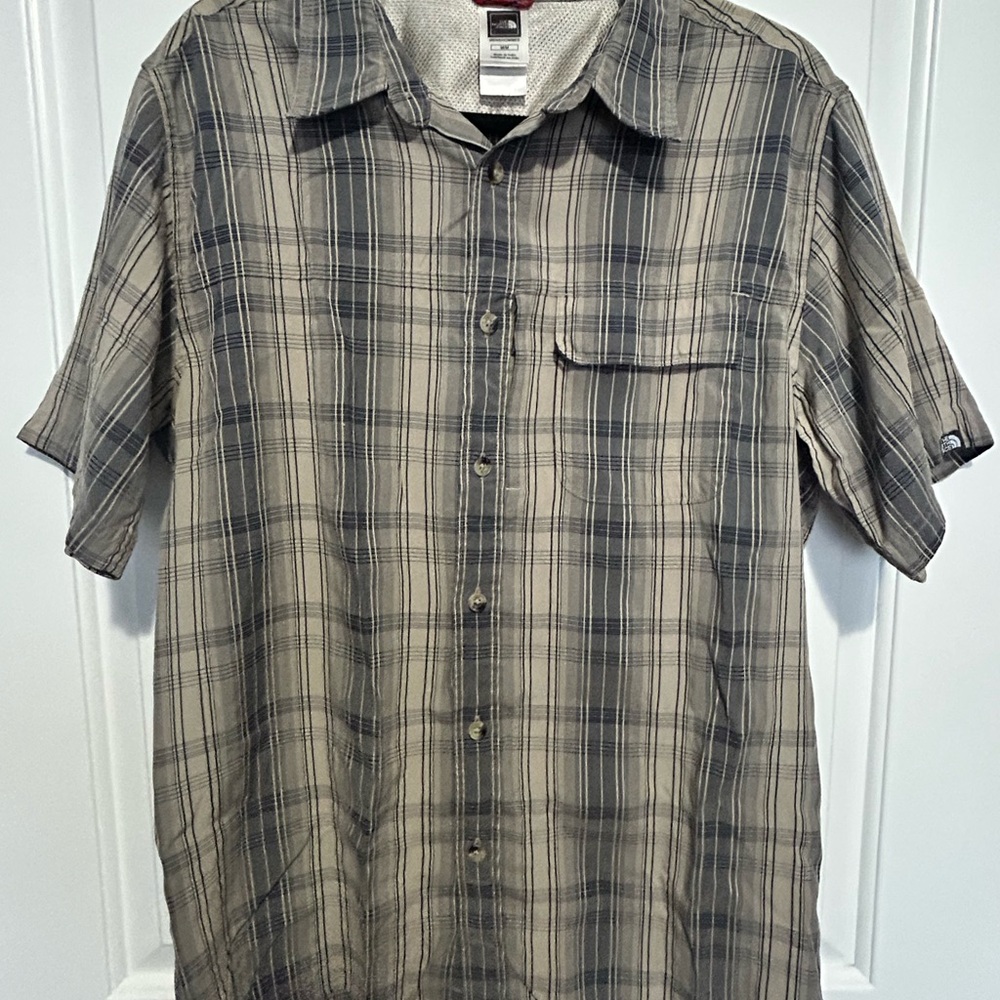 The North Face Gray Casual Button Down Shirt
